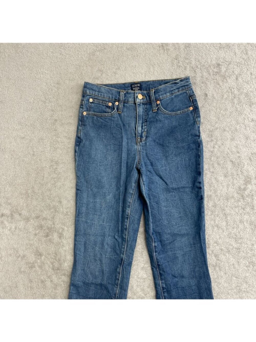 J.Crew Essential Straight Leg Jeans Women's 26 Cotton Blend P0159 - Picture 10 of 11